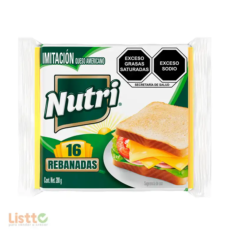 Queso Amarillo Americano Nutri 28 0 g