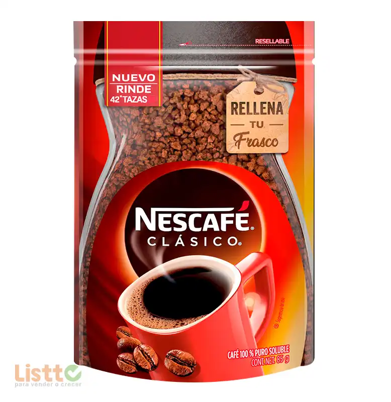 Cafe Nescafé Clasico Doy Pack 85 Gr.