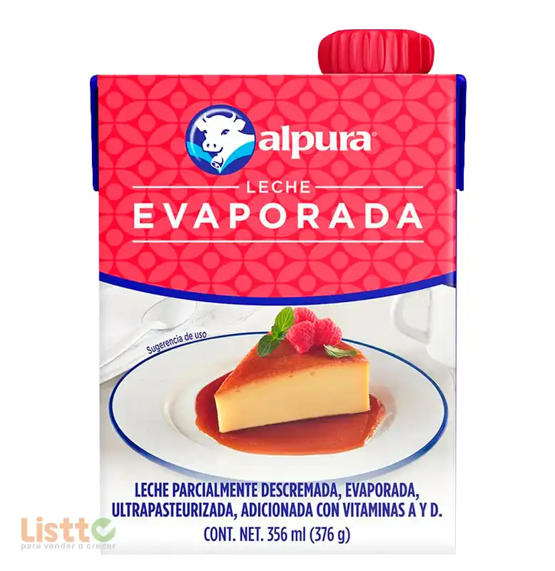 Leche Alpura Evaporada 356 Ml.