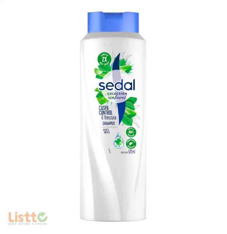 Shampoo Sedal Aloe & Menta Control Caspa 620 ml