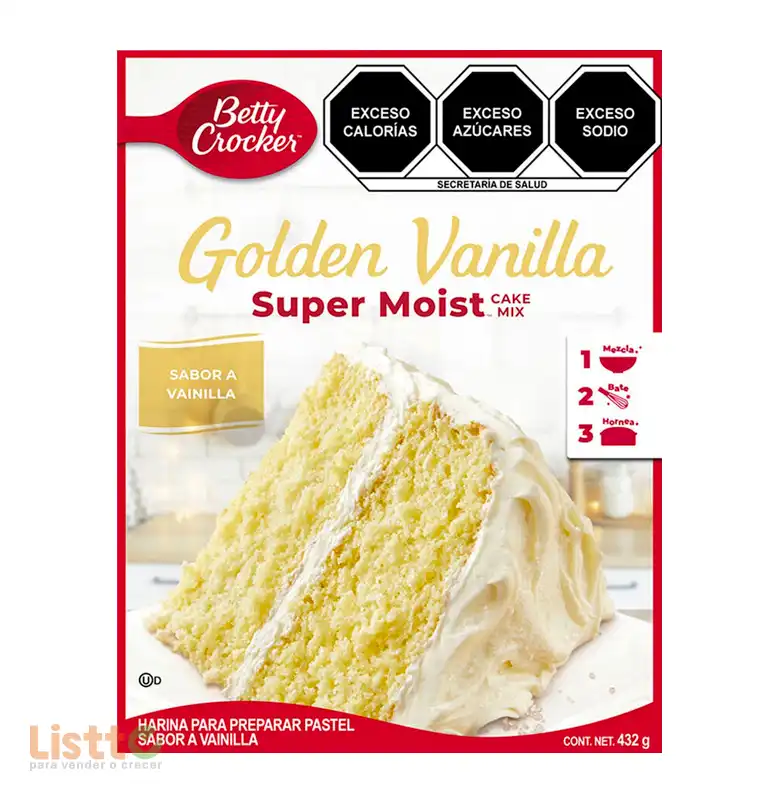Harina Para Pastel Betty Crocker Vainilla Francesa 375 g