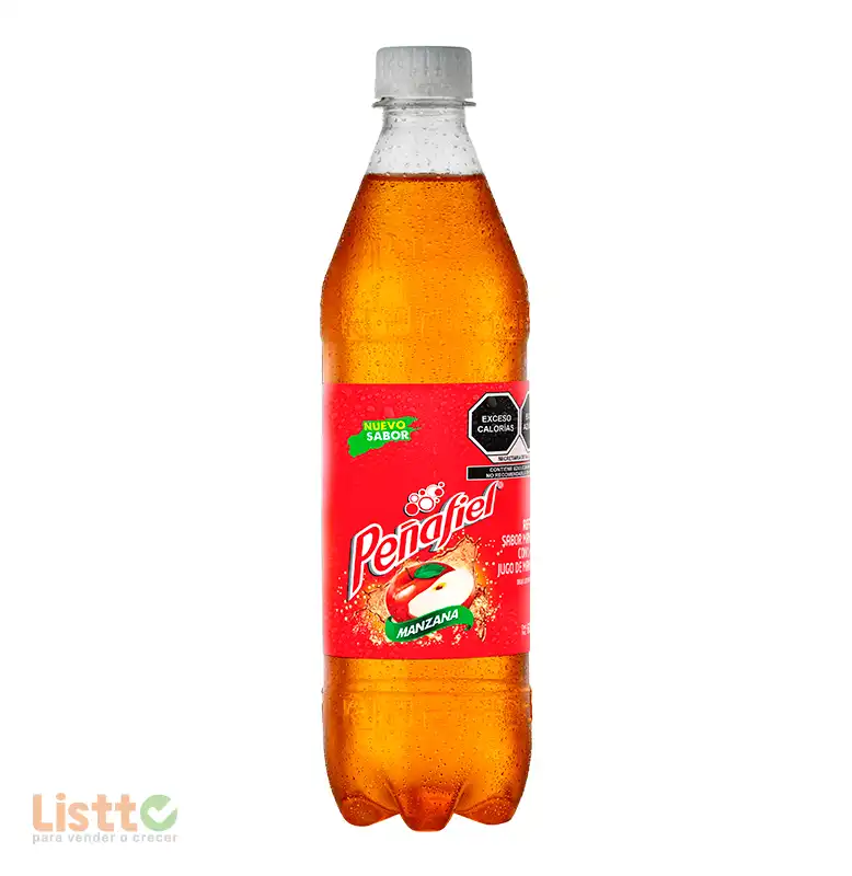 Refresco Peñafiel Manzana Roja Pet 600 ml