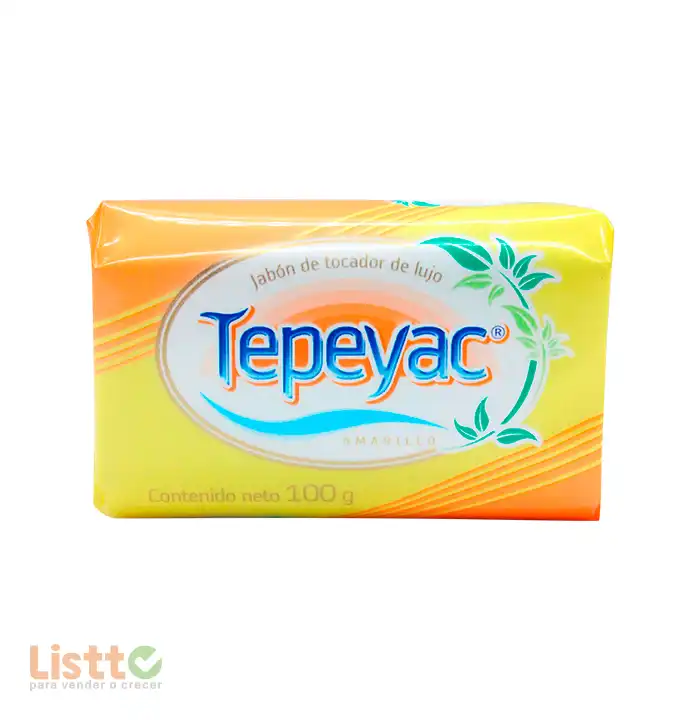 Jabón de Tocador Tepeyac Amarillo 100 gr.