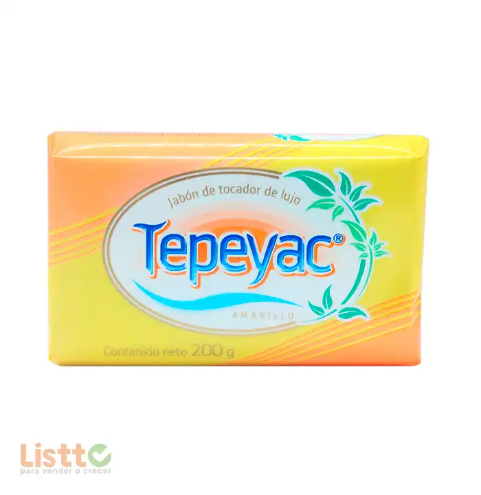 Jabón de Tocador Tepeyac Amarillo 200 gr.
