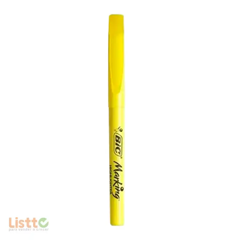 Resaltador Bic Amarillo Fluoresente Pz.