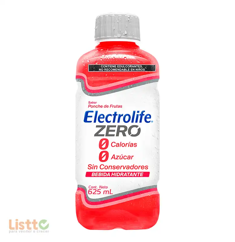 Bebida Electrolife Zero Ponche De Frutas 625 ml