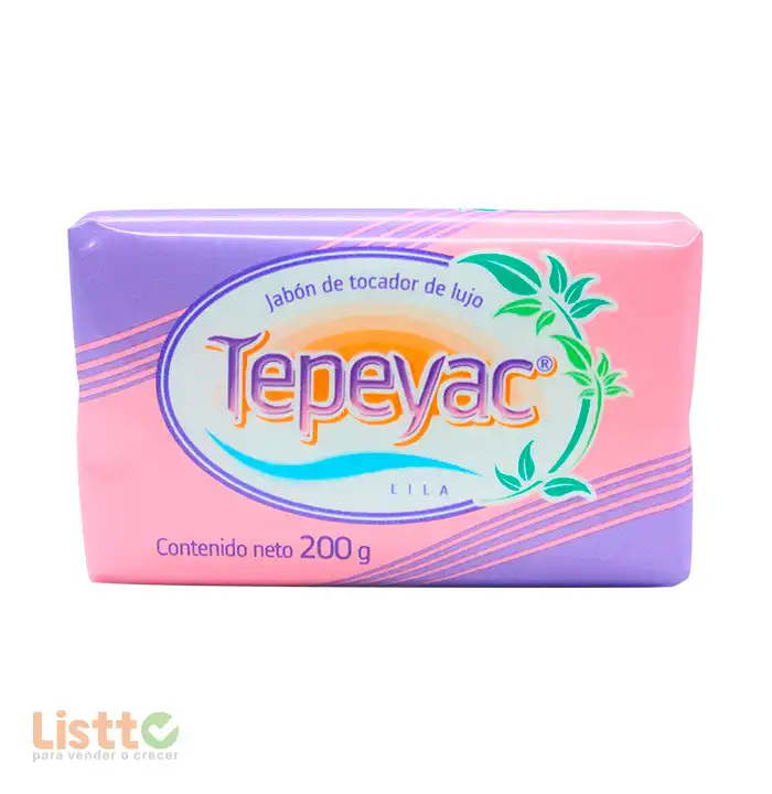 Jabón de Tocador Tepeyac Lila 200 gr.