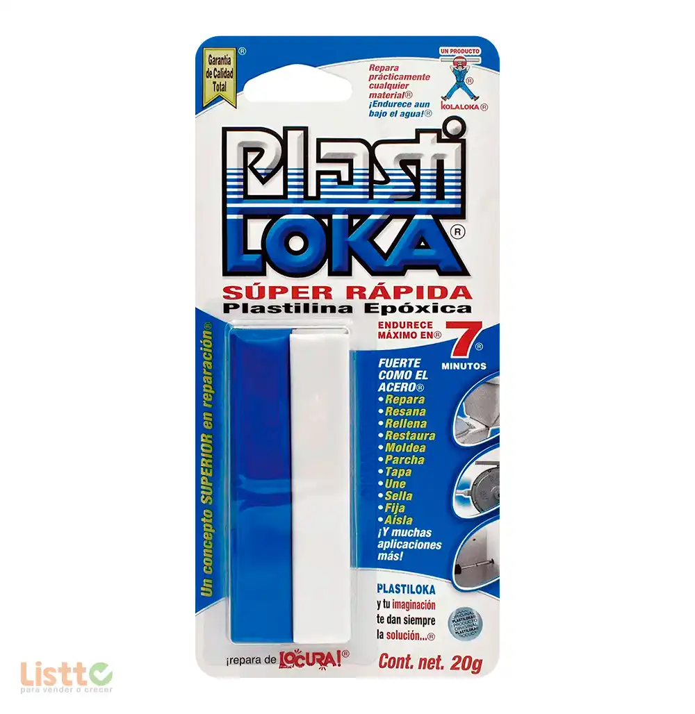 Pegamento Plasti Loka Super Rapida 20 Gr.