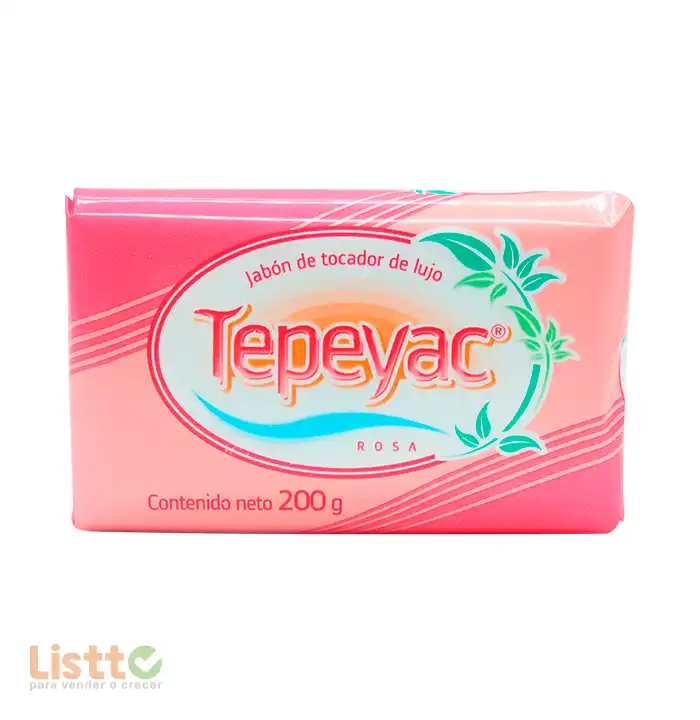 Jabón de Tocador Tepeyac Rosa 200 gr.
