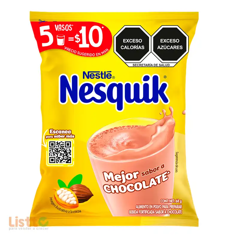 Nesquik Chocolate Bolsa 68 g