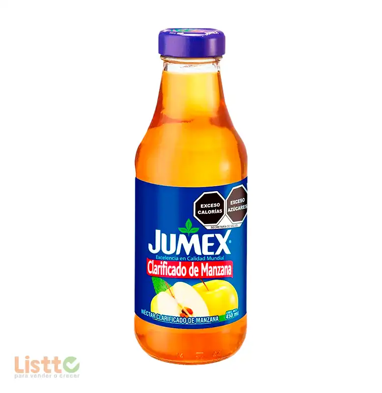 Bebida Júmex Manzana Clarificada Botella 413 Ml.