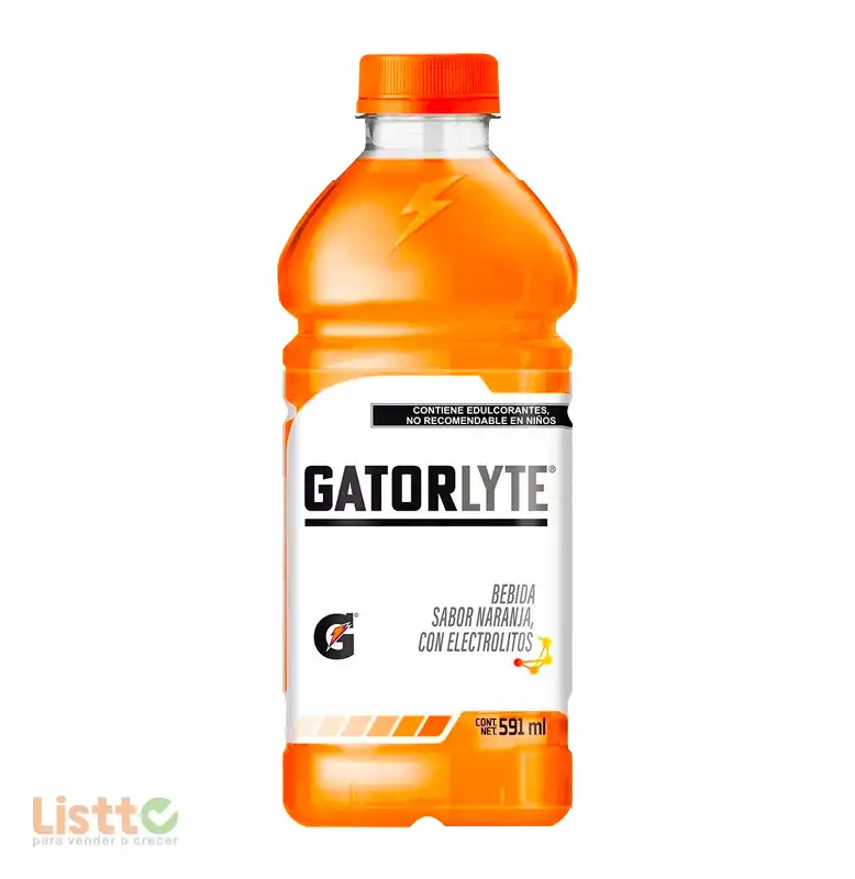 Bebida Gatorlyte Naranja 591 Ml.