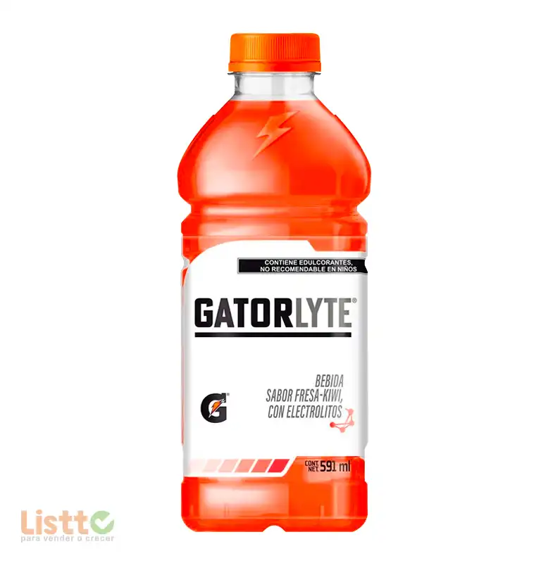 Bebida Gatorlyte Fresa Kiwi 591 Ml.