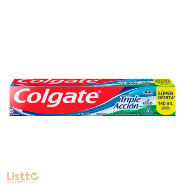Crema Dental Colgate Triple Acción 140 ml