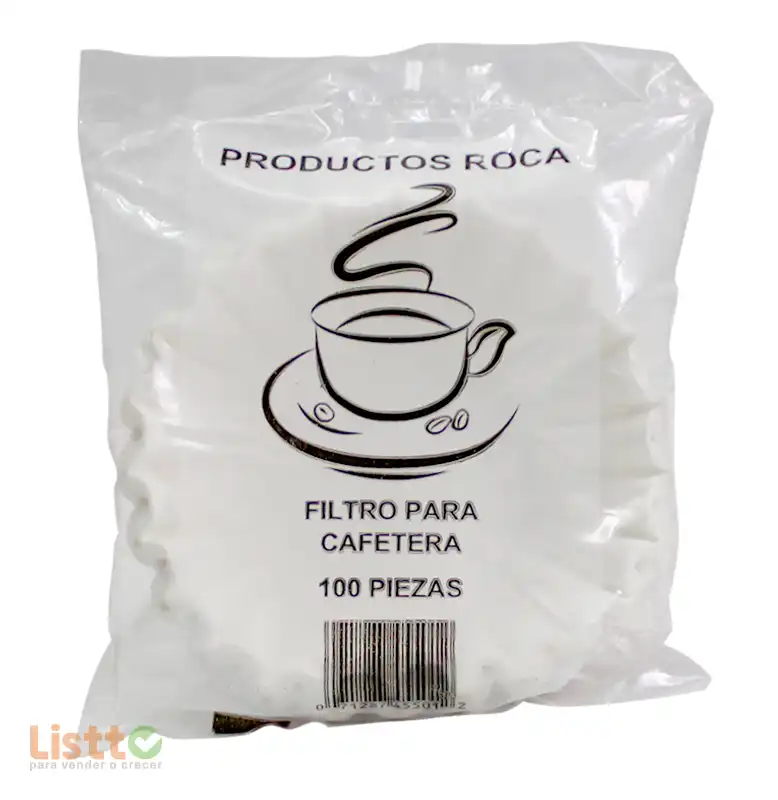 Filtro para Cafetera 100 Pz.