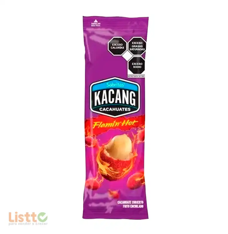 Sabritas Cacahuate Ka cang Flamin Hot 67 Gr.