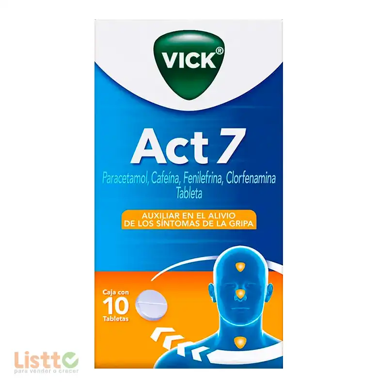 Vick Act 7 Tabletas 10 pz.