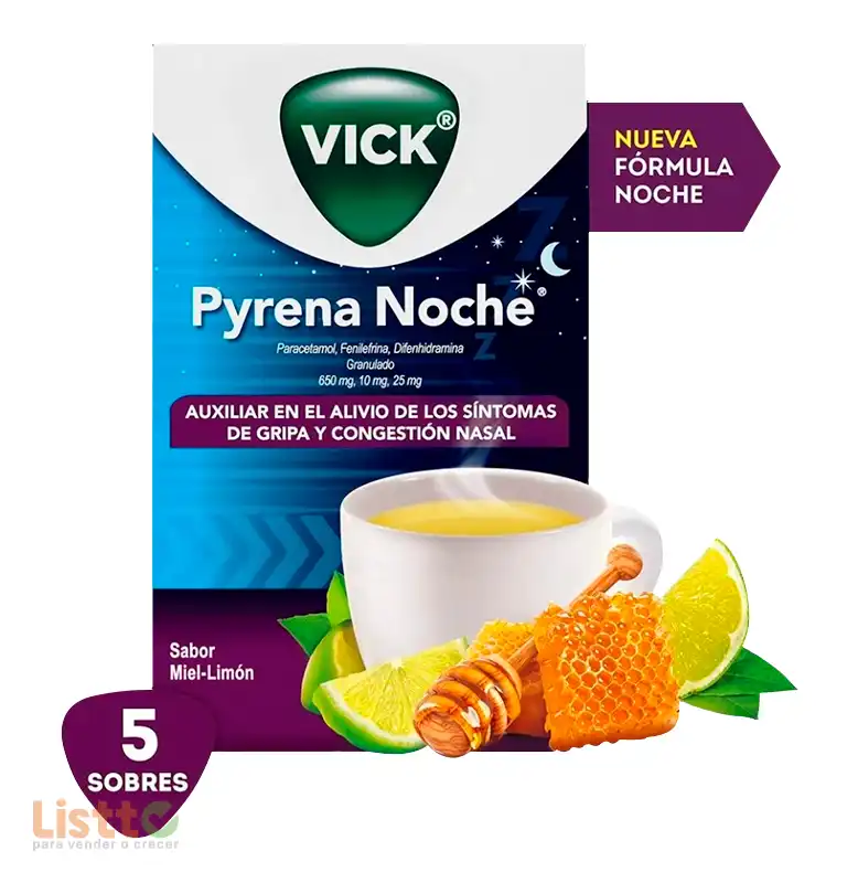 Vick Pyrena Noche 5 Sobres