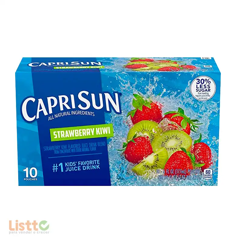 Jugo Capri Sun Strawberry Kiwi 10 pz.