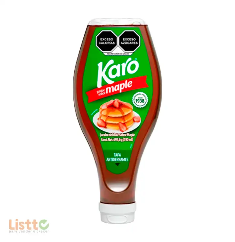 Jarabe De Maíz Karo Maple 510 ml
