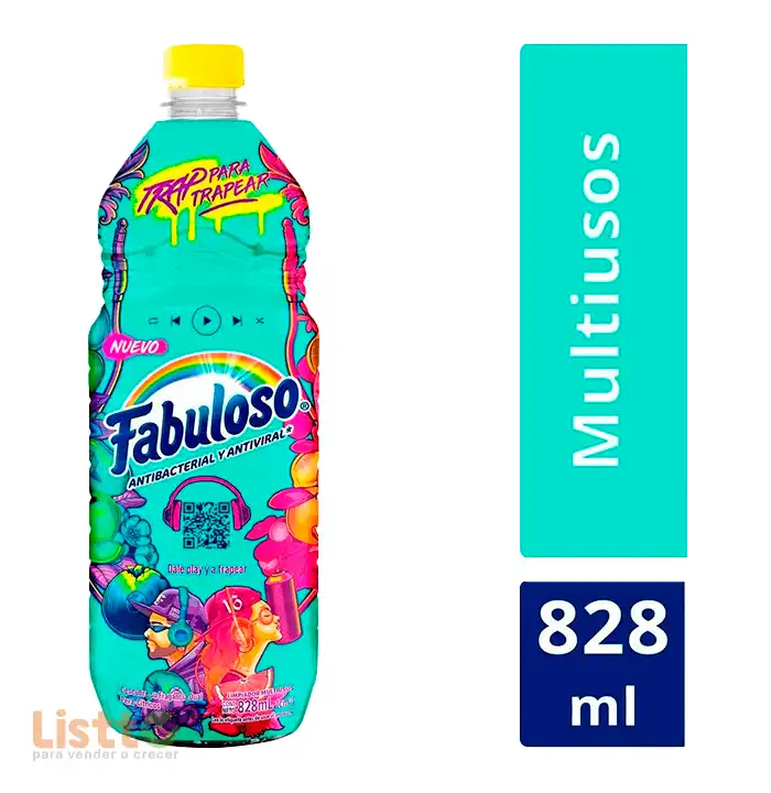 Limpiador Fabuloso Trap Pera Cítricos 828 ml