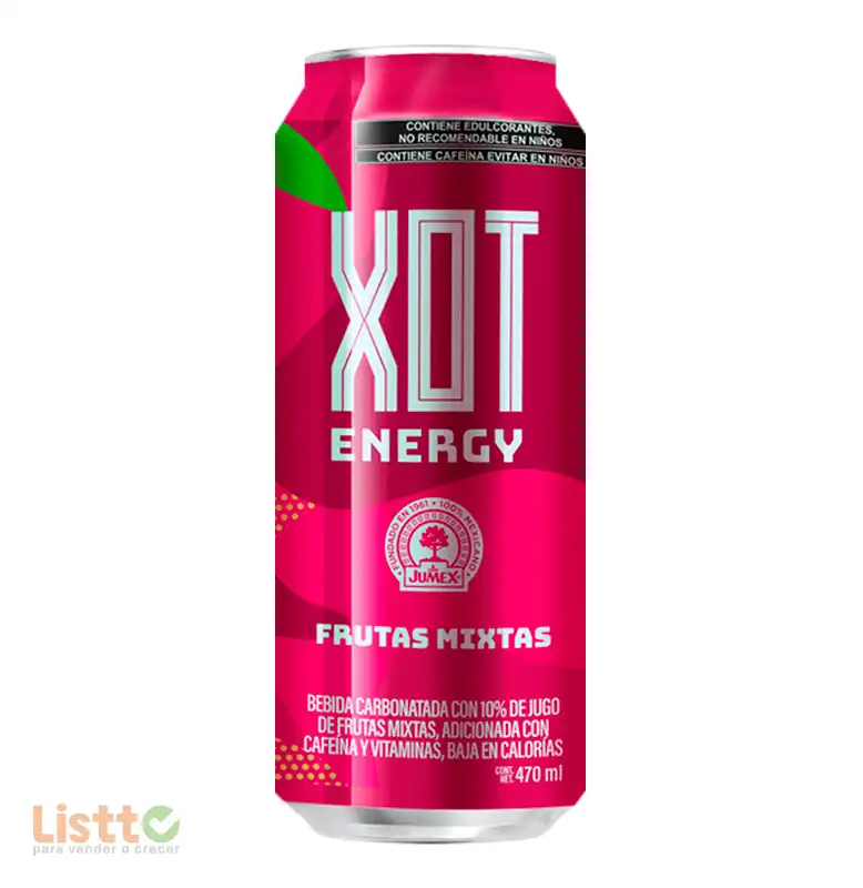 Bebida Energética Xot Energy Frutas Mixtas 473 ml