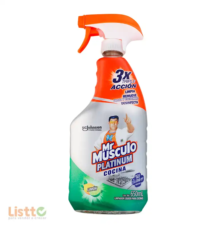 Limpiador MR.Musculo Cocina Platinum 650 ML.