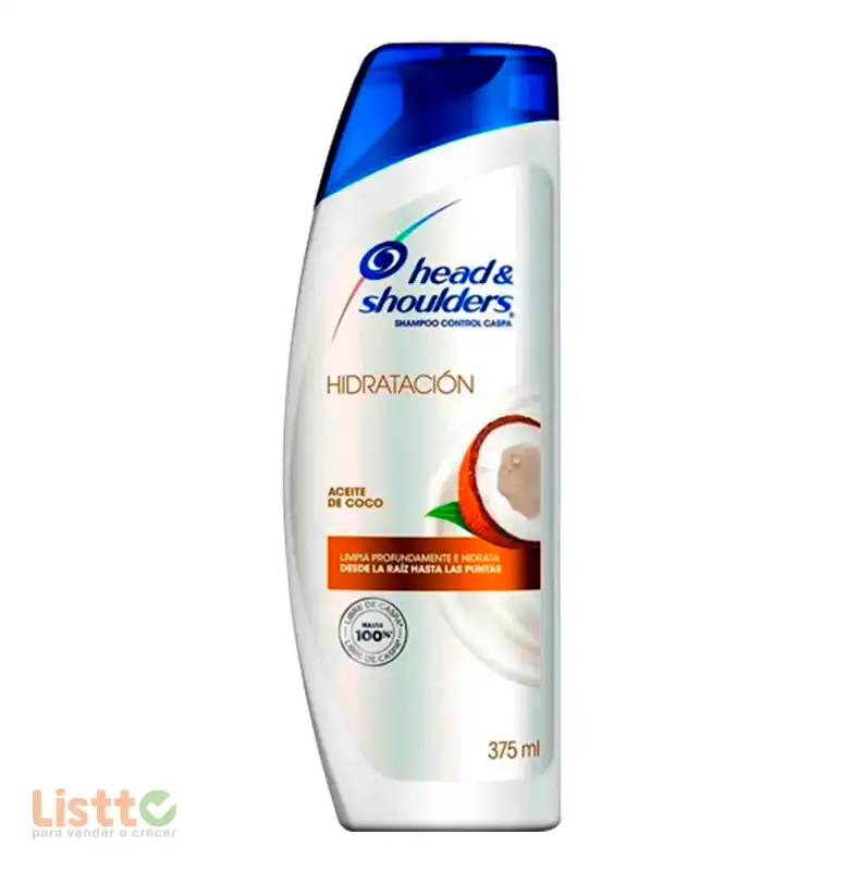 Shampoo Head & Shoulders Hidratación Coco 375 ml