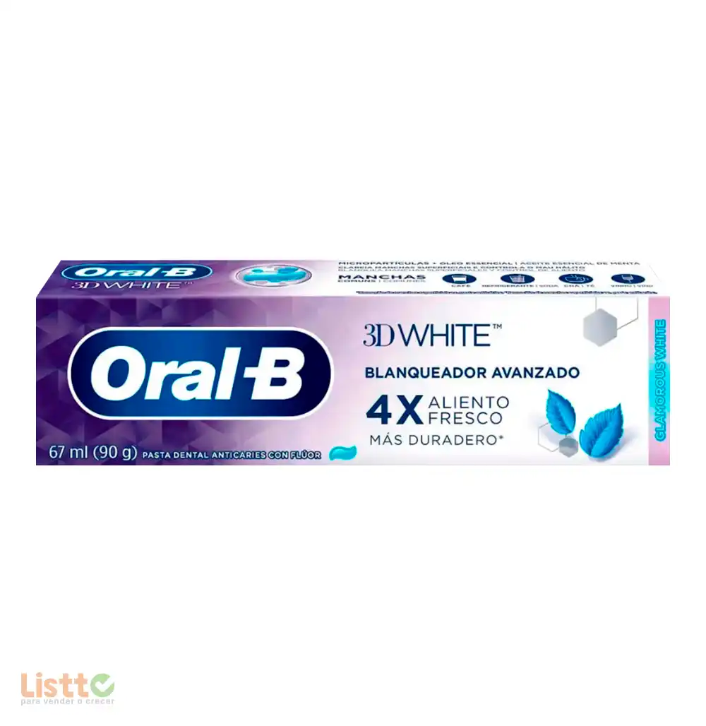Crema Dental Oral B 3d White 67 ml
