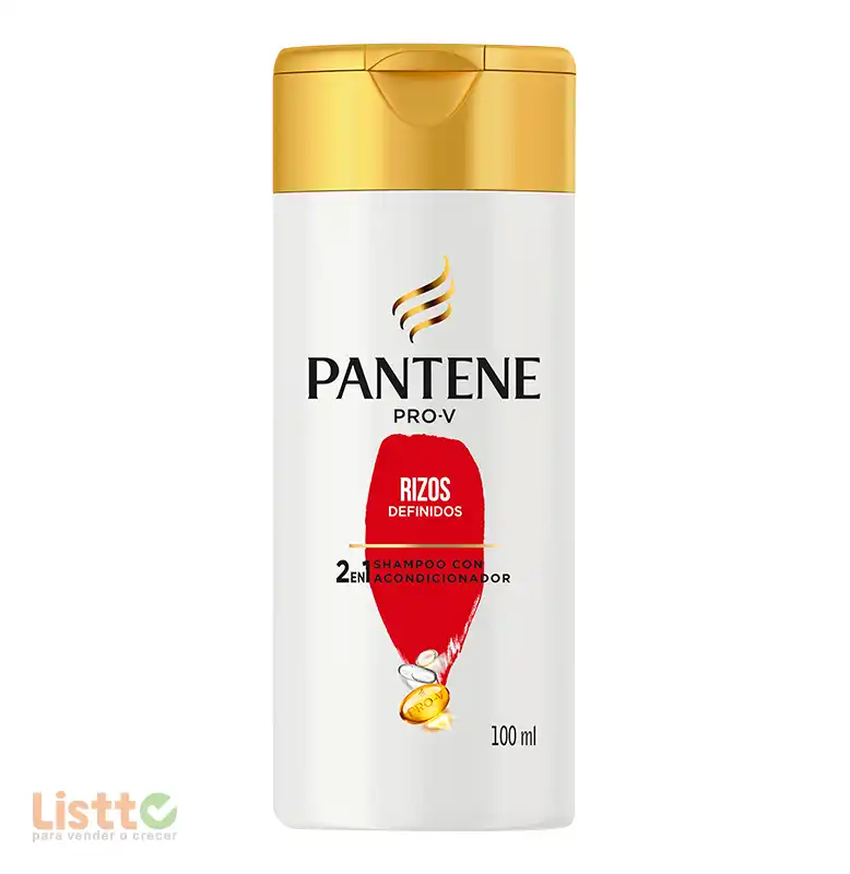 Shampoo Pantene Rizos Definidos 2 En 1 100 ml