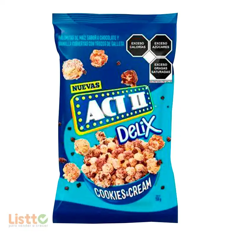 Palomitas Act II Delix Cookies & Cream 70 g