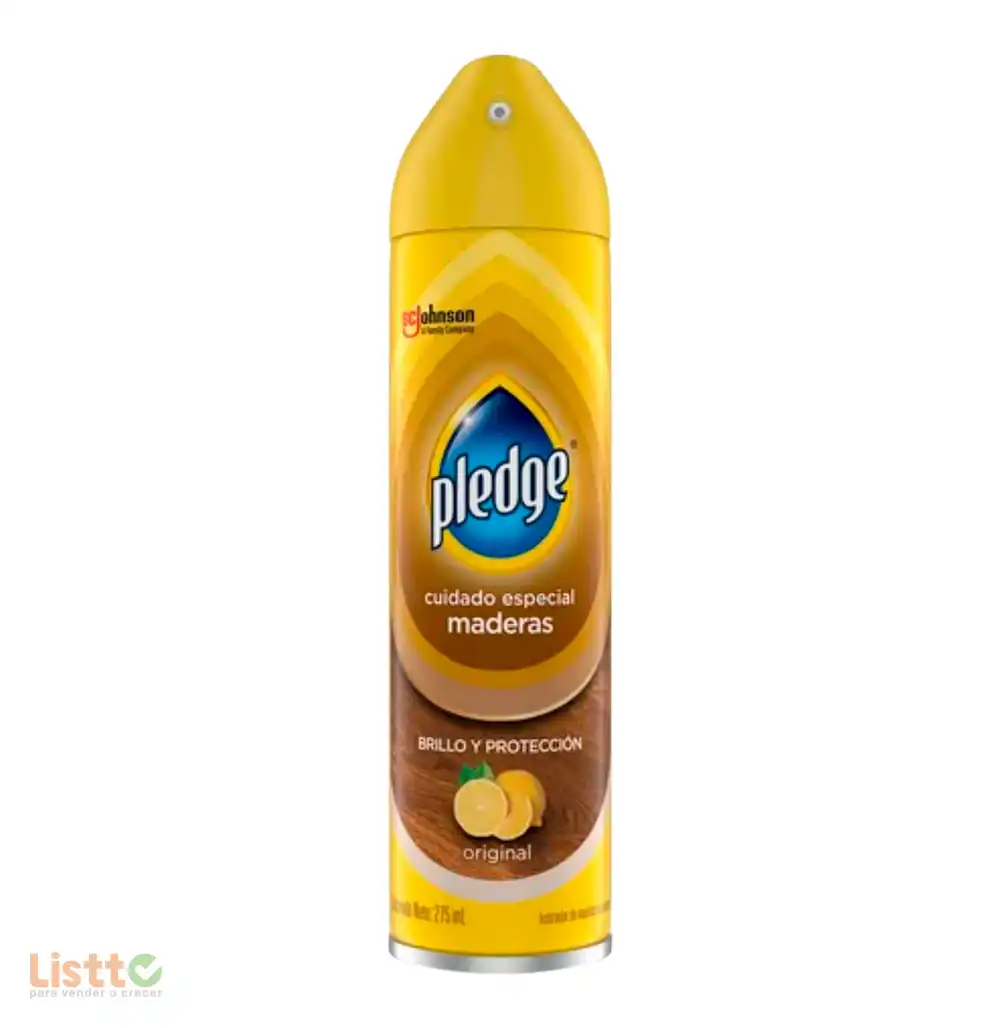 Limpiador Pledge Maderas Original Aerosol 275 ml