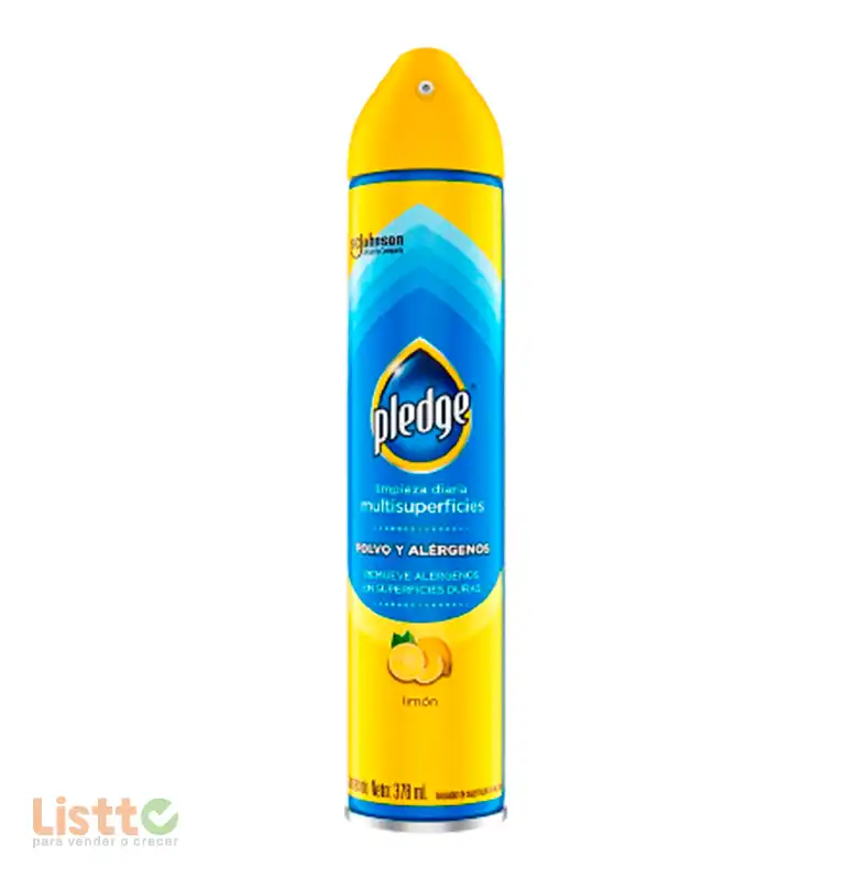 Limpiador Pledge Multisuperficies Li mon 378 Ml.