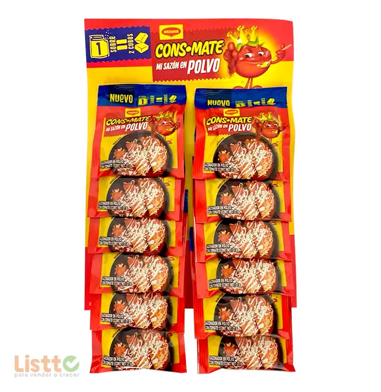 Consomate Polvo Sobres 12/21 Gr