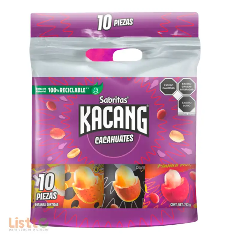 Sabritas Cacahuate Kacang Surtido 10 Pz.