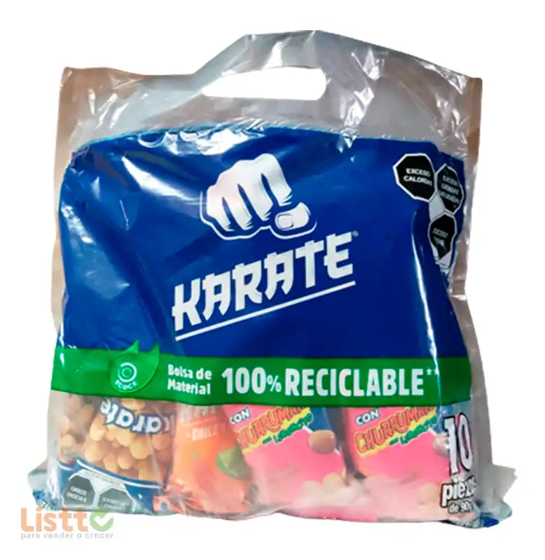 Karate Cacahuate Surtido 10 pz.