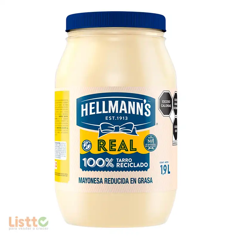 Hellmanns Mayonesa Real 1.9 L