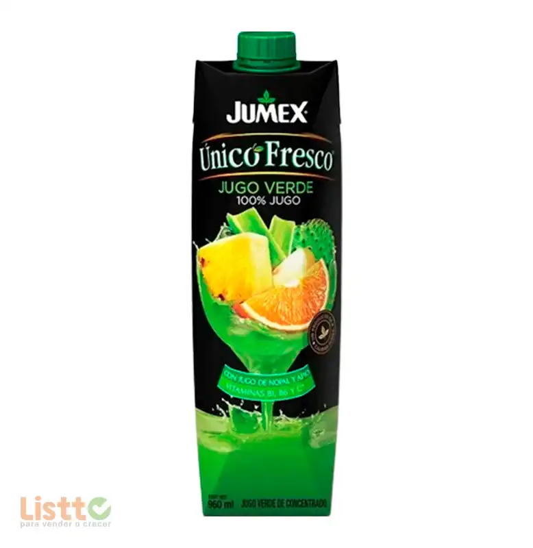 Bebida Jumex Único Fresco Verde Tetra Brick 960 ml