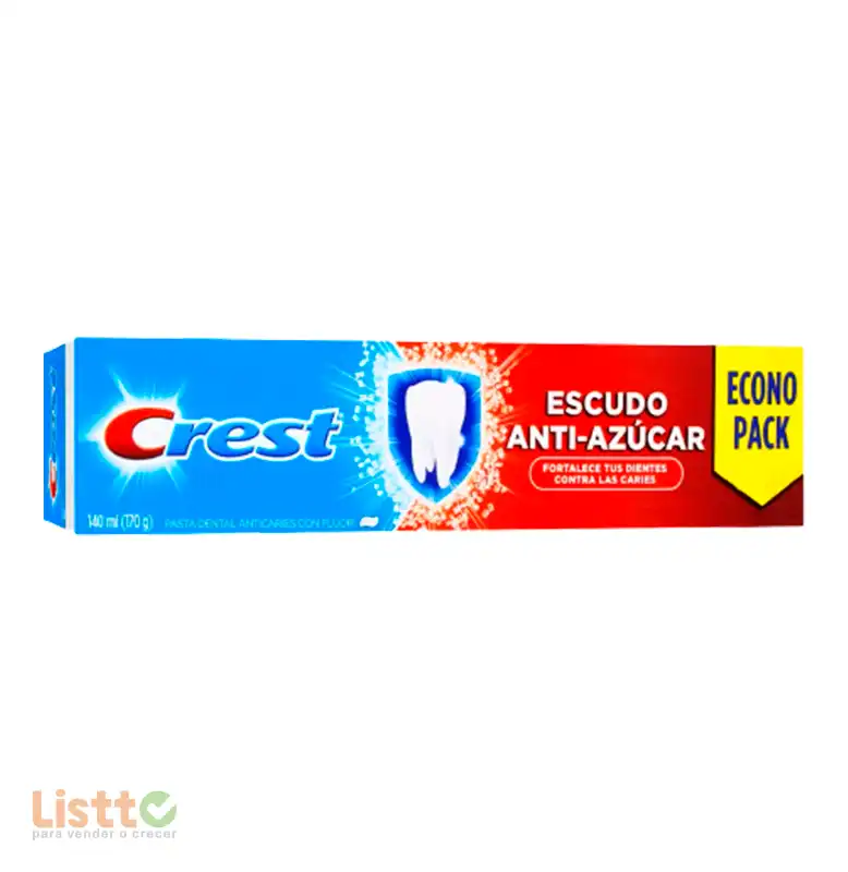 Crema Dental Crest Anti Azúcar 140 ml