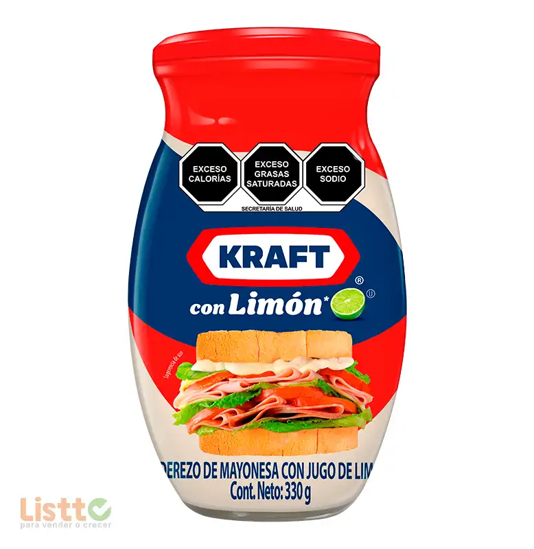 Mayonesa Aderezo Kraft Con Limón 330 g