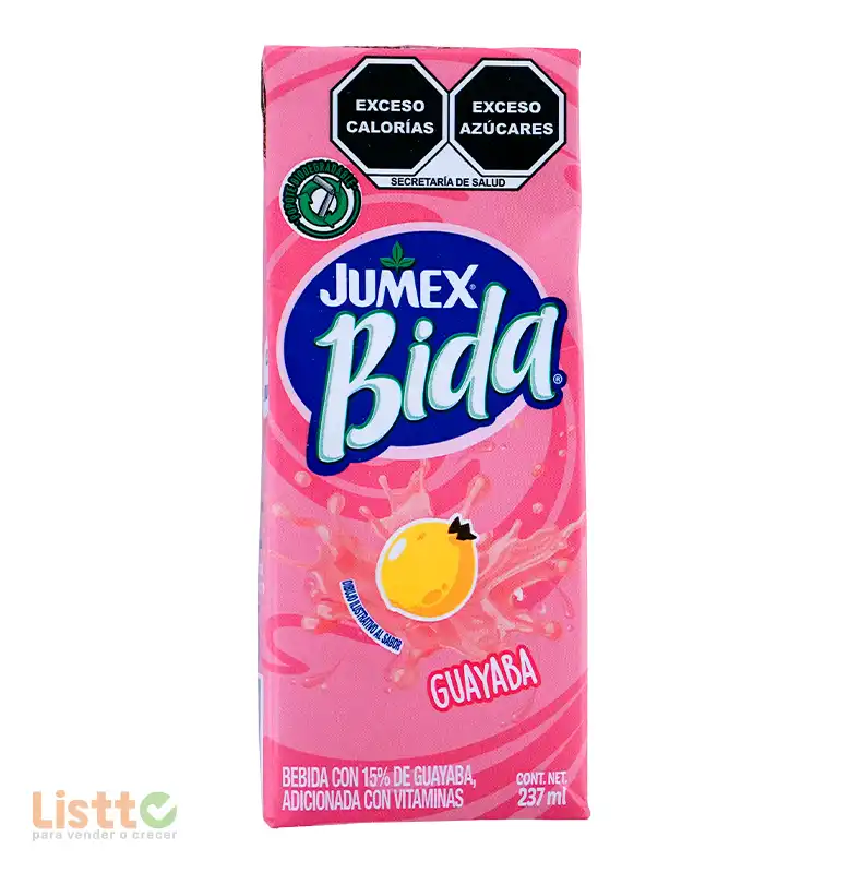 Bebida Bida guayaba 237 ml