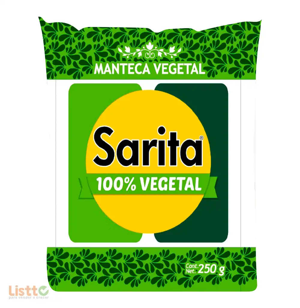 Manteca Sarita Vegetal 250 Gr.