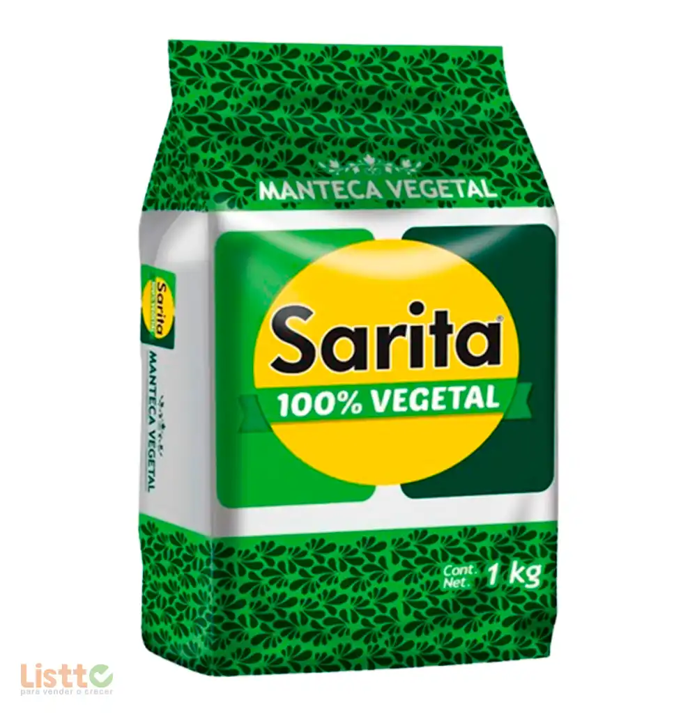 Manteca Sarita Vegetal 1 Kg.
