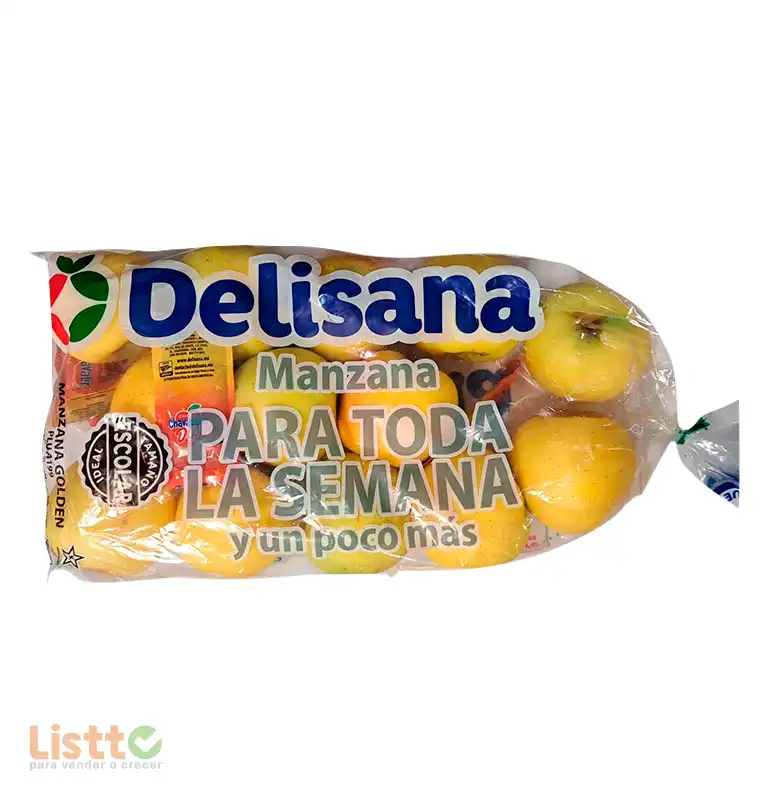 Manzana Golden Escolar Bolsa Tm Kg.