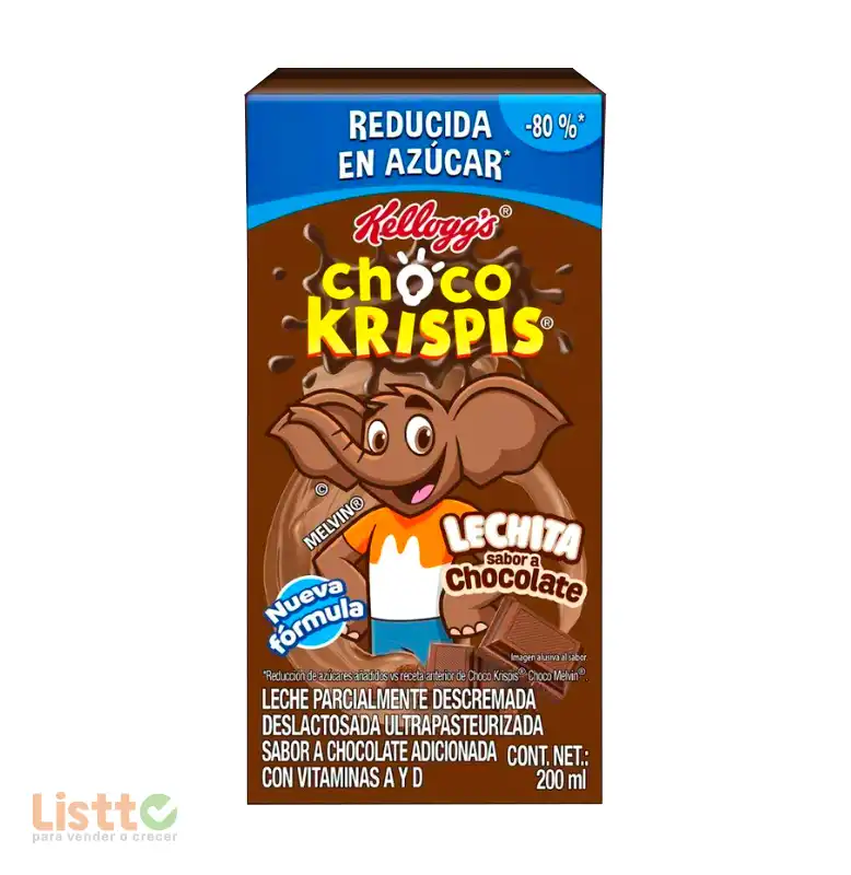 Bebida Kellogg s Ch oco Krispis Deslactosada 200 Ml.