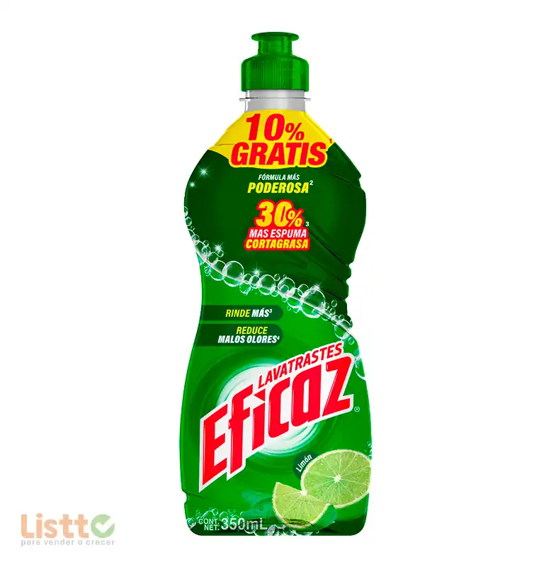 Detergente Eficaz Limon 350 Ml.oferta
