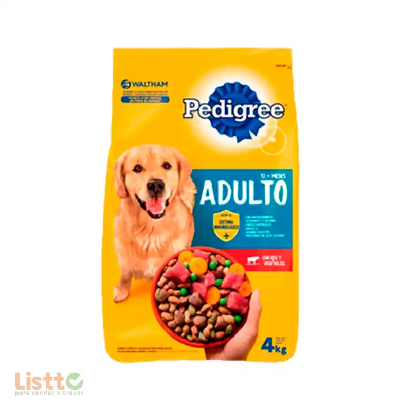 Alimento Pedigree Nutricion Completa 4 Kg.