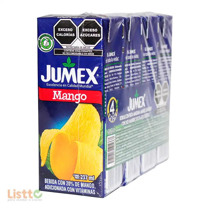 Bebida Júmex Surtido Mini Brick 4/237 Ml.