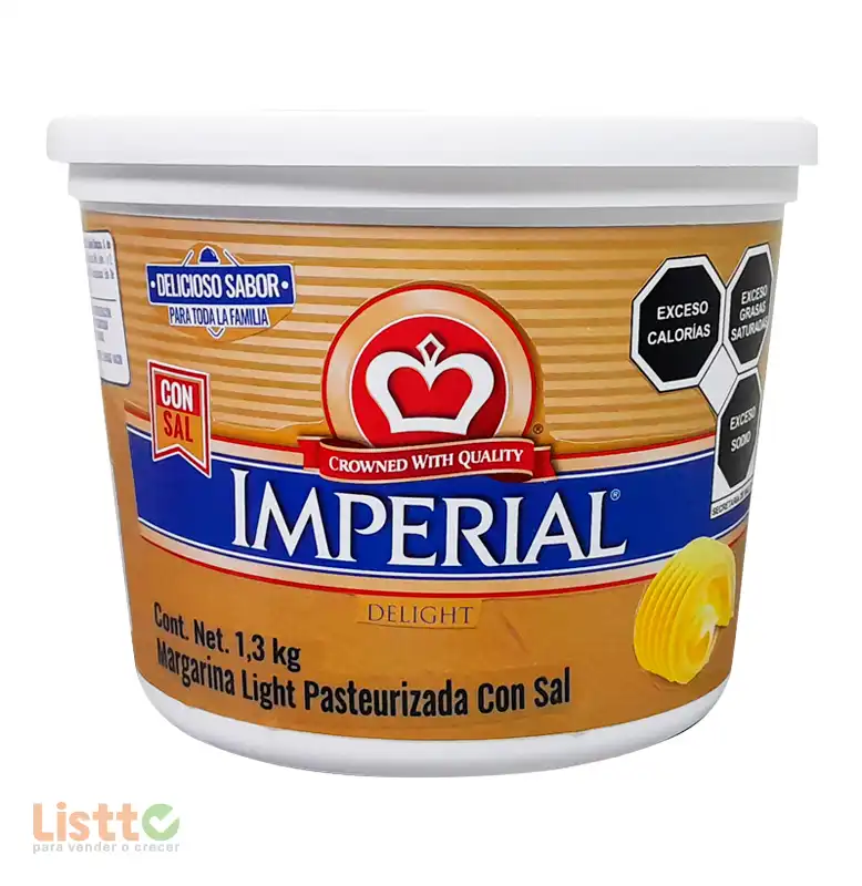 Margarina Imperial con Sal 1.3 Kg.