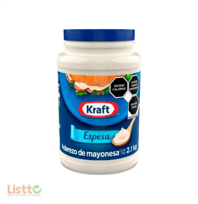 Mayonesa Aderezo Kraft Espesa 2.1 kg